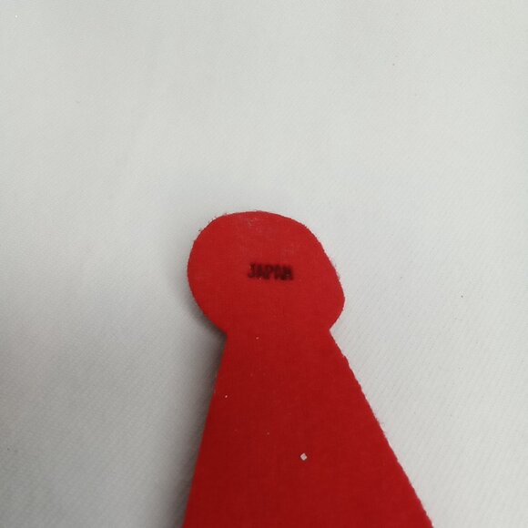 MCM Christmas Ornament Set Of 2 Felt Tree & Mittens Made In Japan 1950s - Picture 7 of 8